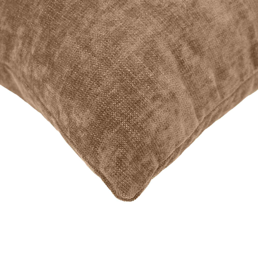Kussensloop 12 st HEERLEN Bruin 40 x 40 cm Chenille Stof