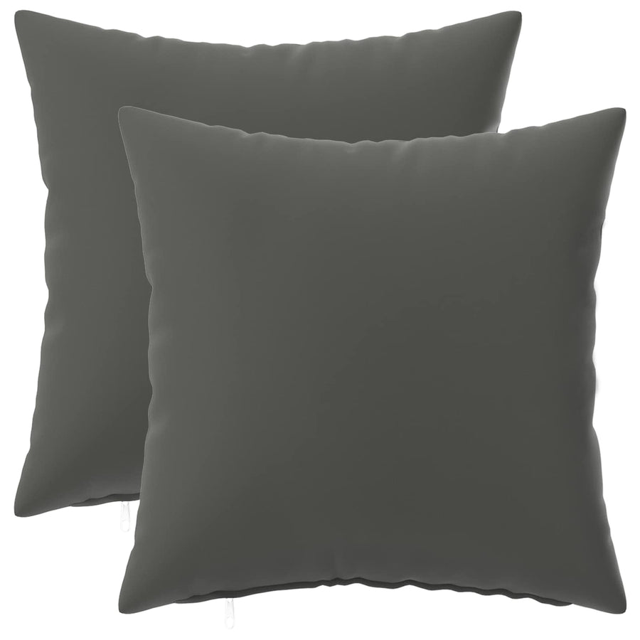 Kussensloop 2 pcs HEERLEN Antraciet 40 x 40 cm Polyester