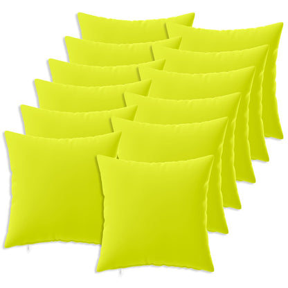 Kussensloop 12 pcs HEERLEN Helder groen 40 x 40 cm Polyester