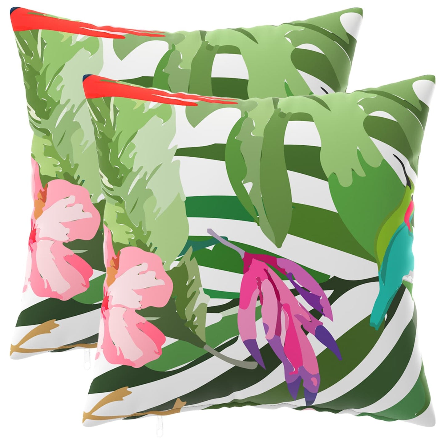 Kussensloop 2 pcs HEERLEN Zwart 40 x 40 cm Polyester