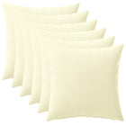 Kussensloop 6 pcs HEERLEN Crèmekleurig 40 x 40 cm Polyester