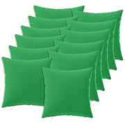 Kussenslopen 12 stuks groen 40x40 cm polyester