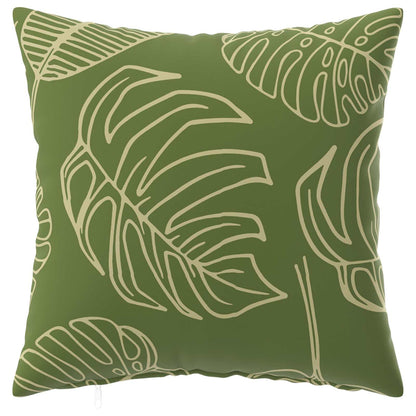 Kussensloop 6 pcs HEERLEN Bladontwerp 40 x 40 cm Polyester