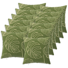 Kussensloop 12 pcs HEERLEN Bladontwerp 40 x 40 cm Polyester