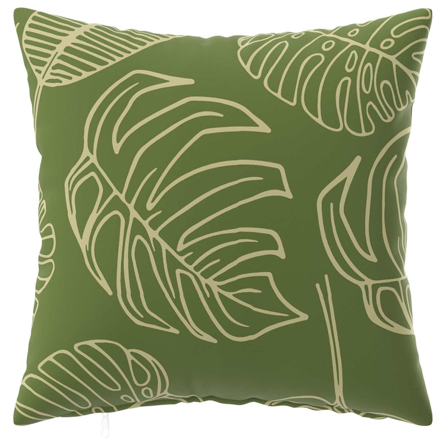 Kussensloop 12 pcs HEERLEN Bladontwerp 40 x 40 cm Polyester
