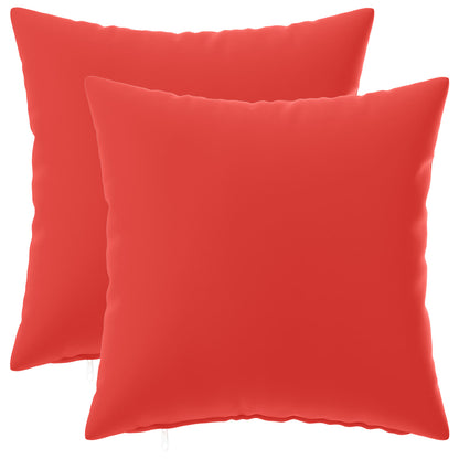 Kussensloop 2 pcs HEERLEN Rood 40 x 40 cm Polyester