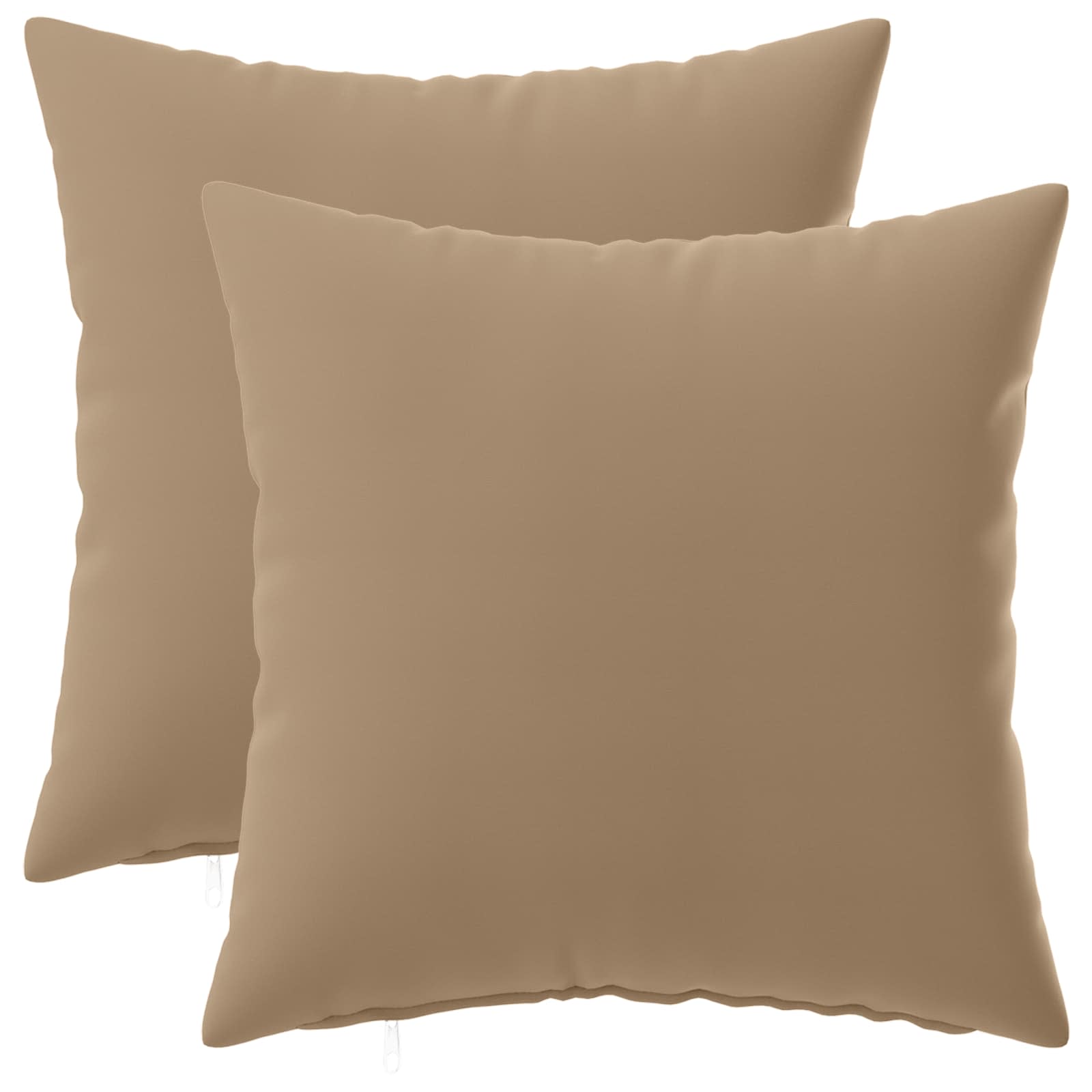 Kussensloop 2 st HEERLEN Taupe 40 x 40 cm Polyester