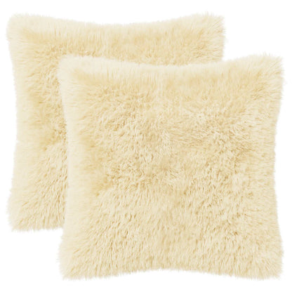 Kussensloop 2 pcs HEERLEN Crèmekleurig 40 x 40 cm PV Fleece