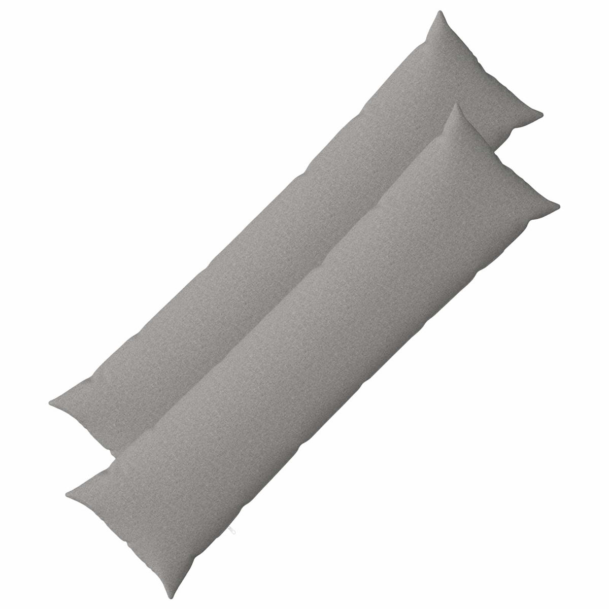 Kussensloop 2 st HEERLEN Wolkengrijs 40 x 145 cm Stof