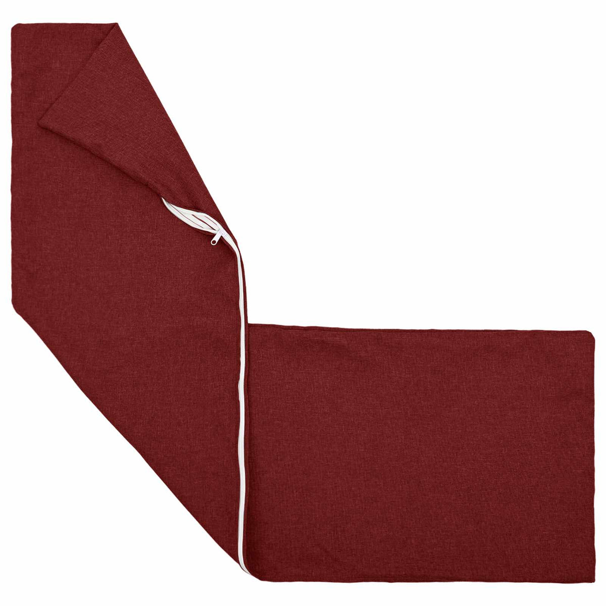 Kussensloop 2 st HEERLEN Wijnrood 40 x 145 cm Stof