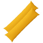Kussensloop 2 st HEERLEN Lichtgeel 40 x 145 cm Stof