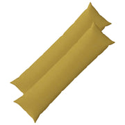 Kussensloop 2 st lichtgroen 40x145 cm polyester