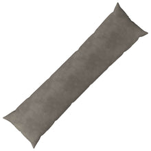 Kussensloop HEERLEN Lichtgrijs 40 x 145 cm Fluweel