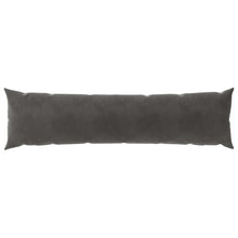 Kussensloop HEERLEN Donkergrijs 40 x 145 cm Fluweel