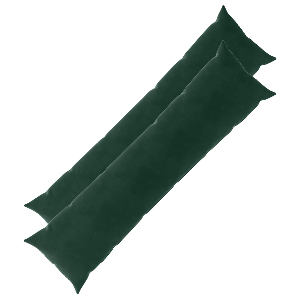 Kussensloop 2 pcs HEERLEN Donkergroen 40 x 145 cm Fluweel