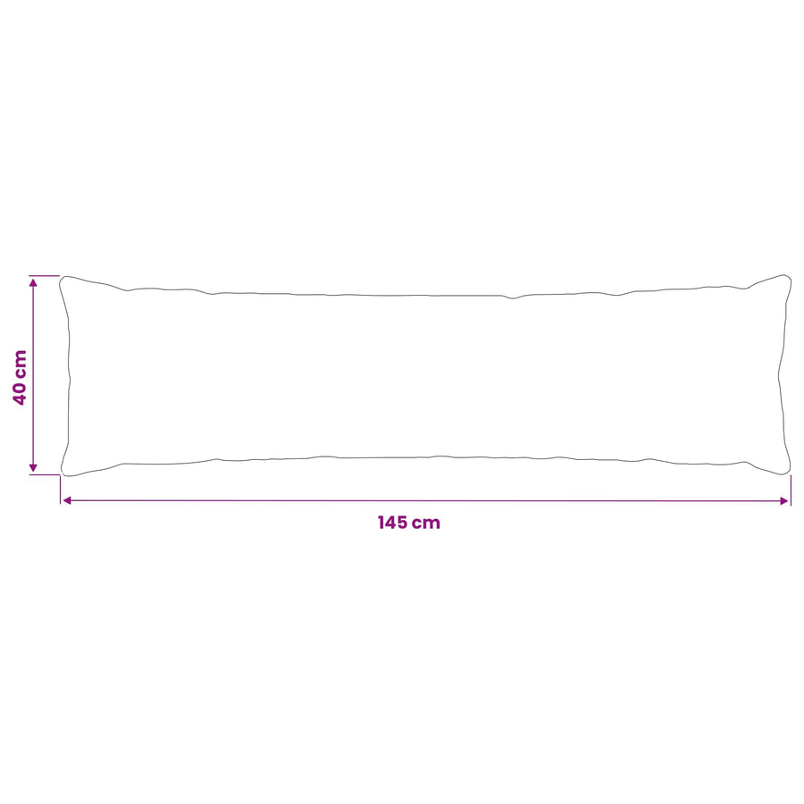 Kussensloop HEERLEN Roze 40 x 145 cm Fluweel
