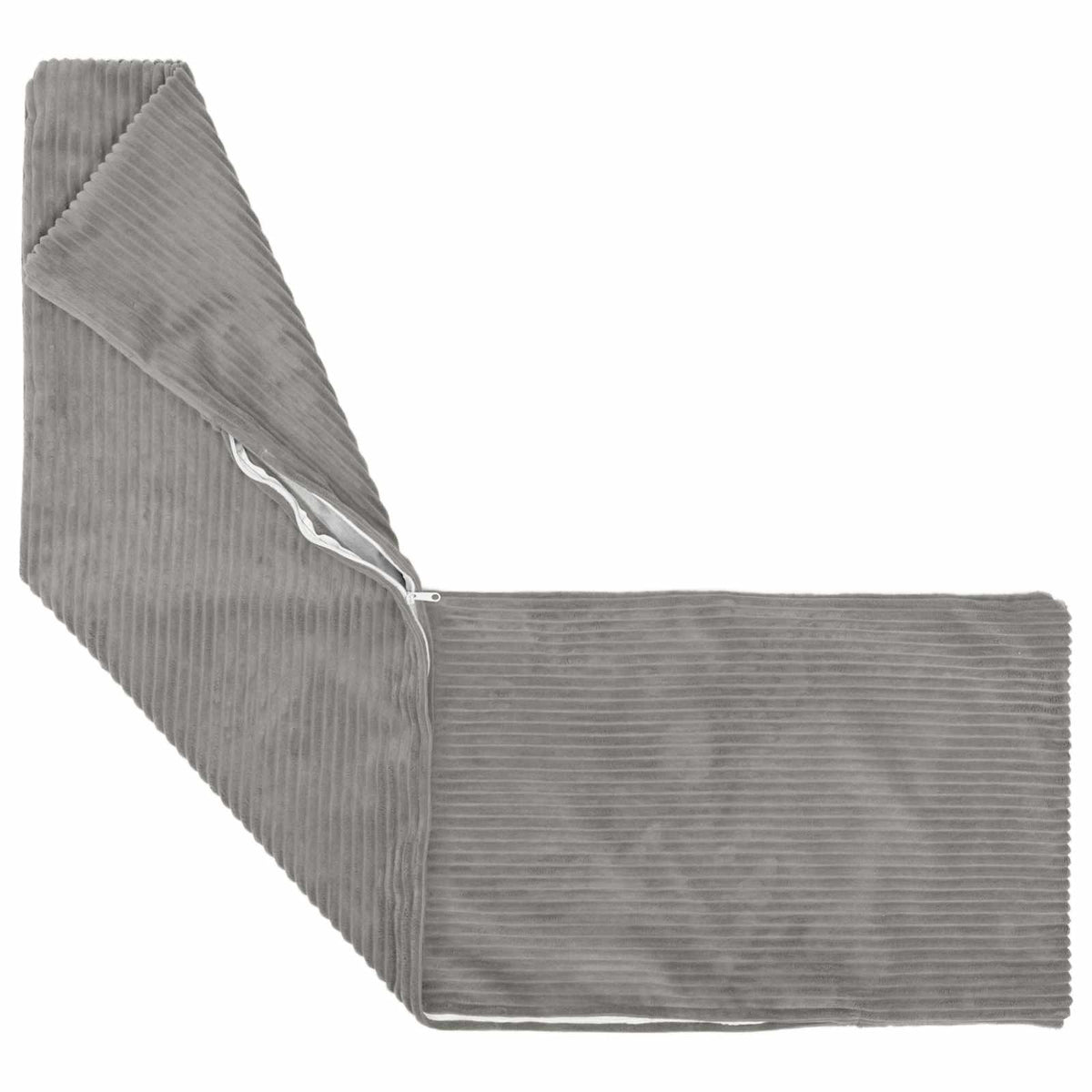 Kussensloop HEERLEN Lichtgrijs 40 x 145 cm corduroy