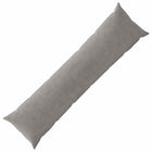 Kussensloop lichtgrijs 40 x 145 cm corduroy