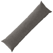 Kussensloop 40 x 145 cm donkergrijs corduroy