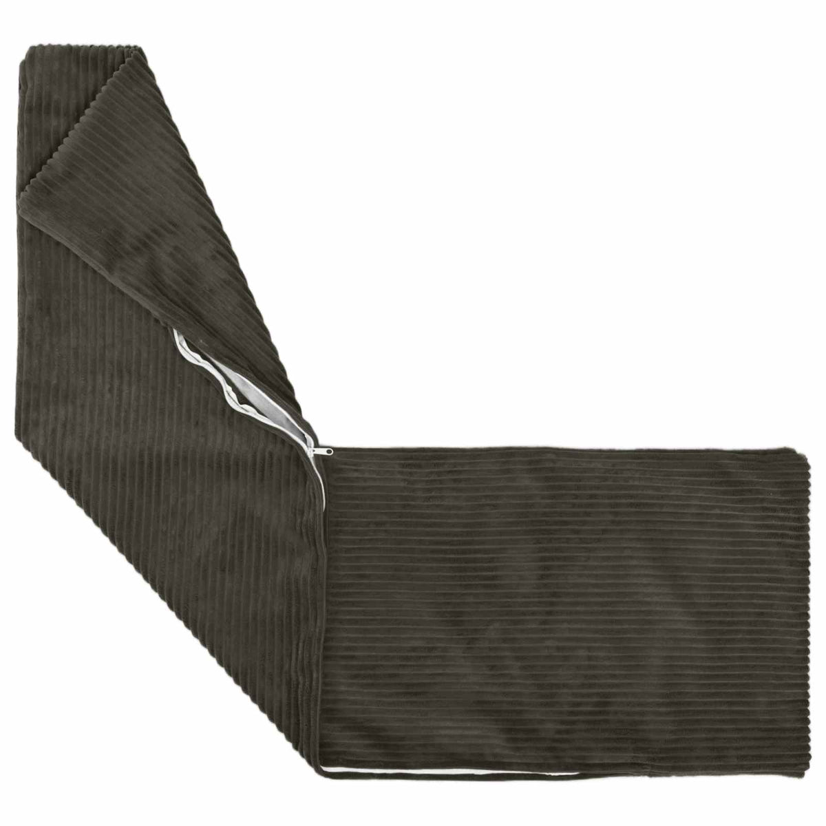 Kussensloop HEERLEN Antracietkleurig 40 x 145 cm corduroy