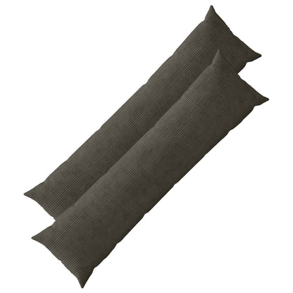 Kussensloop 2 pcs HEERLEN Antracietkleurig 40 x 145 cm corduroy