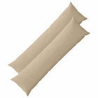 Kussensloop 40x145 cm taupe corduroy (2 stuks)