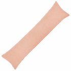 Kussensloop roze 40 x 145 cm bouclé
