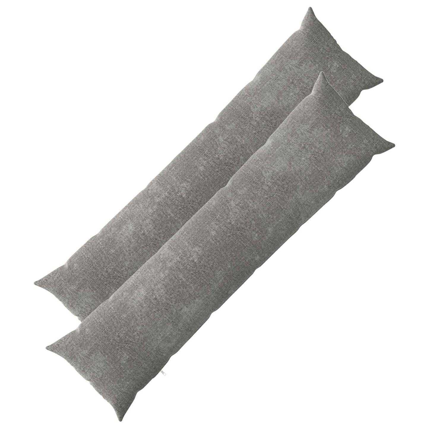 Kussensloop 2 st HEERLEN Donkergrijs 40 x 145 cm Chenille Stof