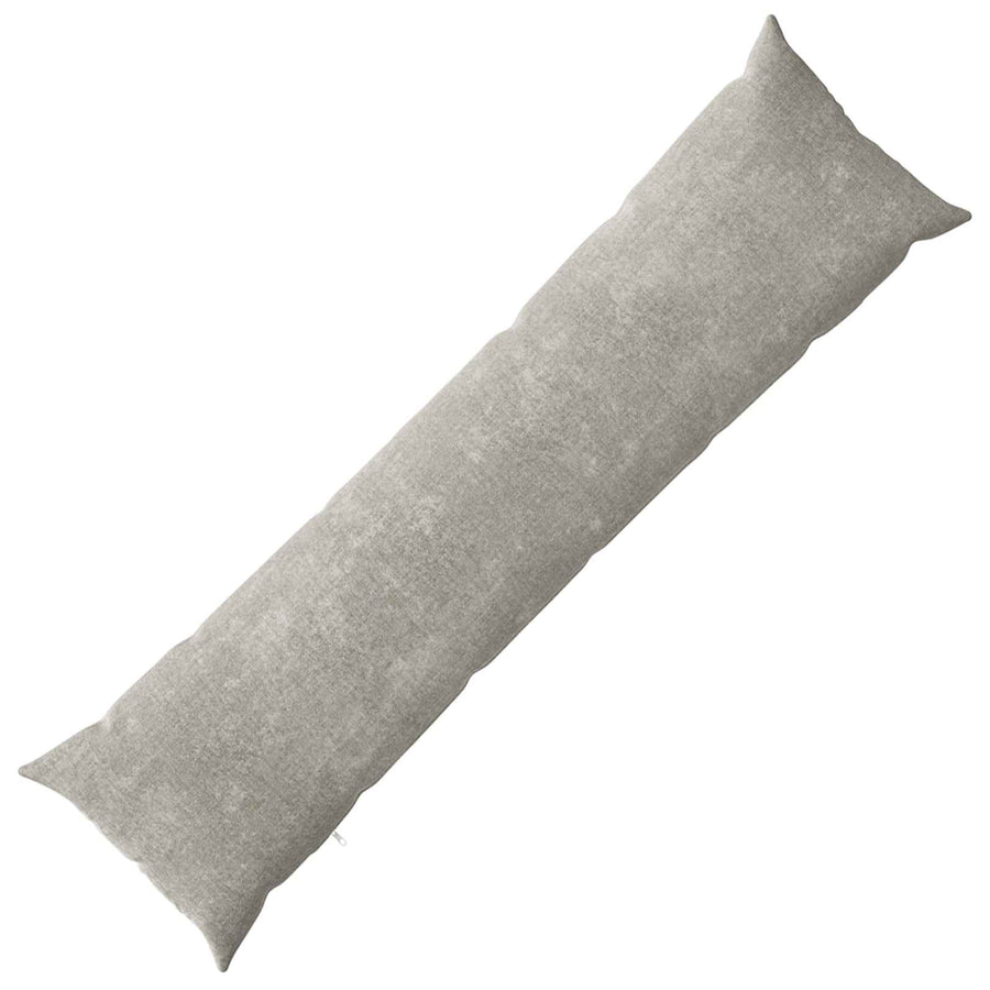 Kussensloop HEERLEN Lichtgrijs 40 x 145 cm Chenille Stof