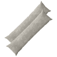 Kussensloop 2 st HEERLEN Lichtgrijs 40 x 145 cm Chenille Stof
