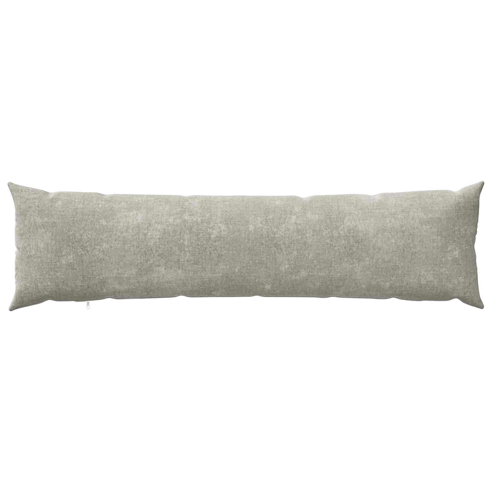 Kussensloop 2 st HEERLEN Lichtgrijs 40 x 145 cm Chenille Stof