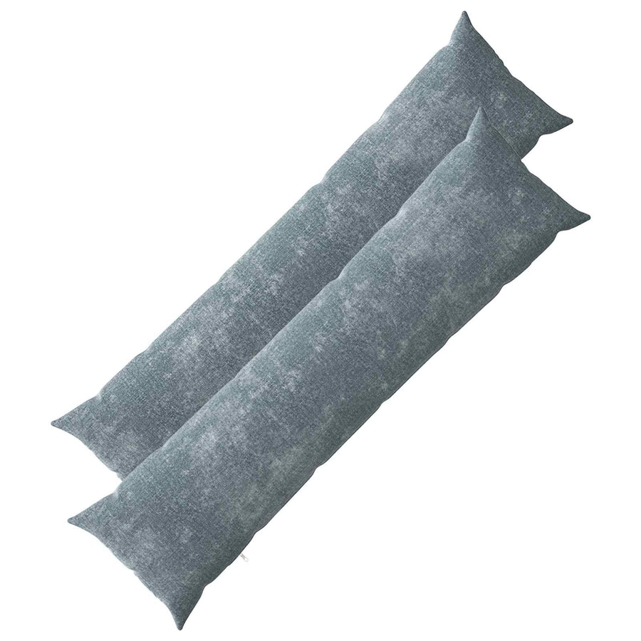 Kussensloop HEERLEN Lichtblauw 40 x 145 cm Chenille Stof
