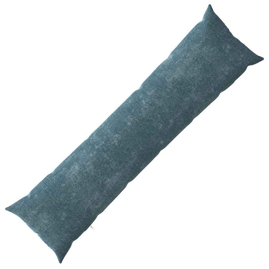 Kussensloop HEERLEN Blauw 40 x 145 cm Chenille Stof