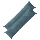 Kussensloop set 2 st blauw 40 x 145 cm chenille