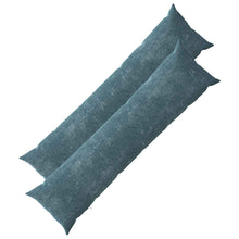 Kussensloop 2 st HEERLEN Blauw 40 x 145 cm Chenille Stof