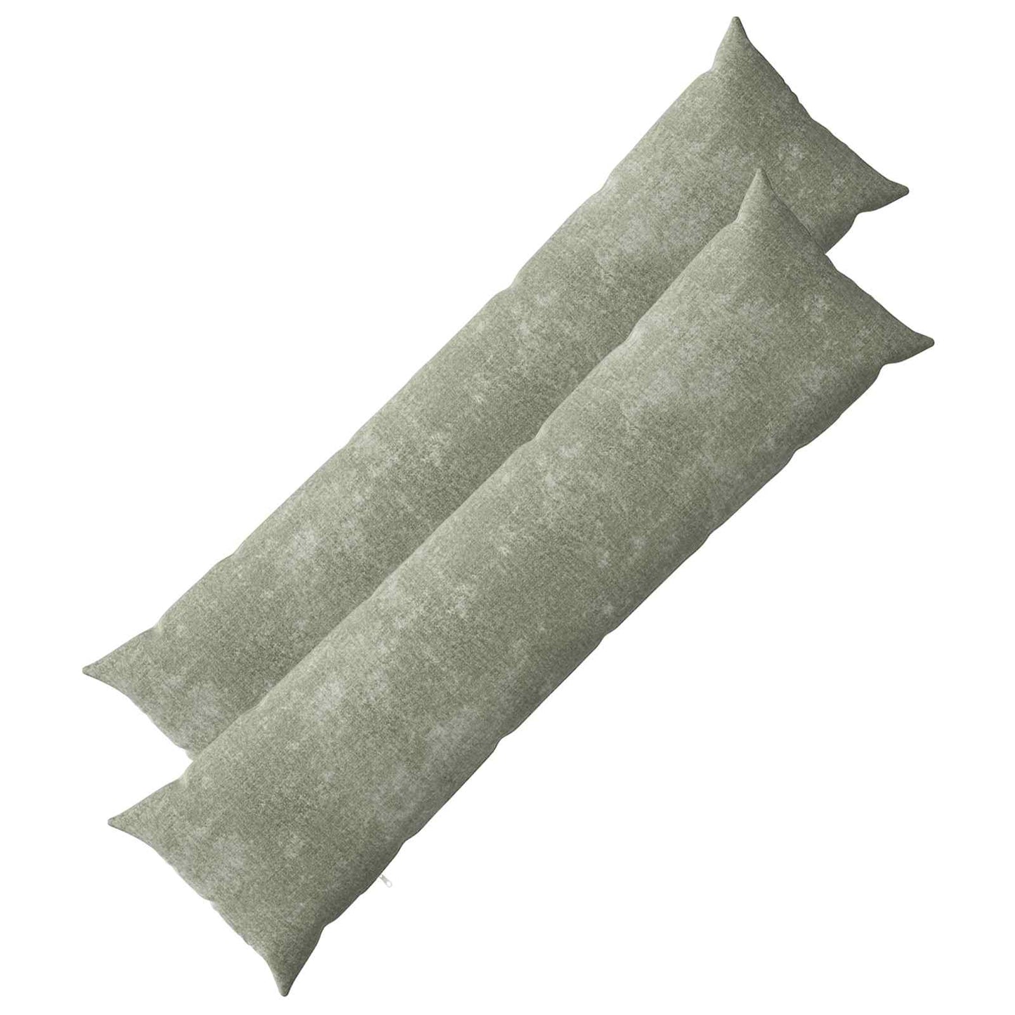 Kussensloop 2 st HEERLEN Groen 40 x 145 cm Chenille Stof