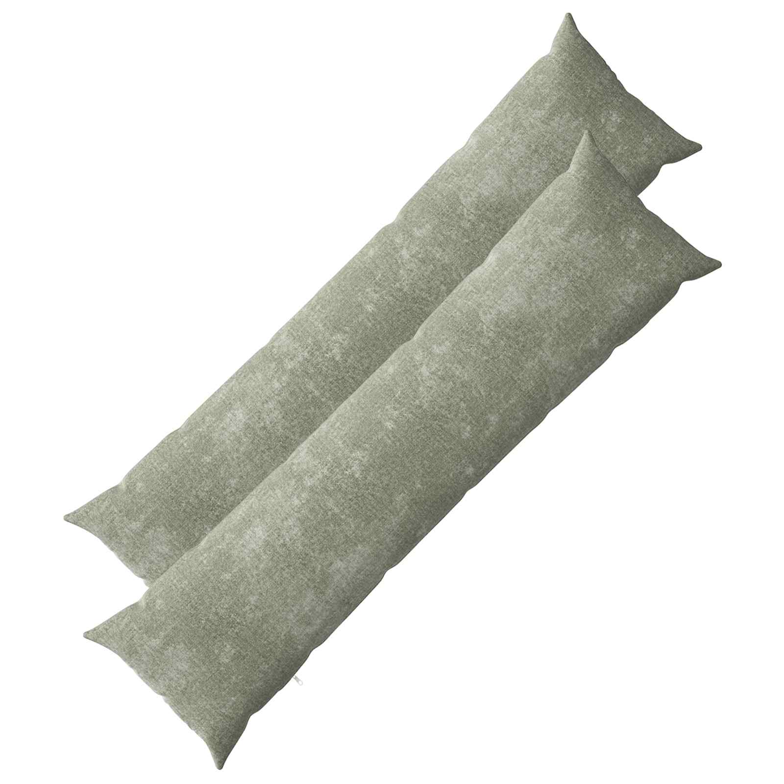 Kussensloop 2 st HEERLEN Groen 40 x 145 cm Chenille Stof