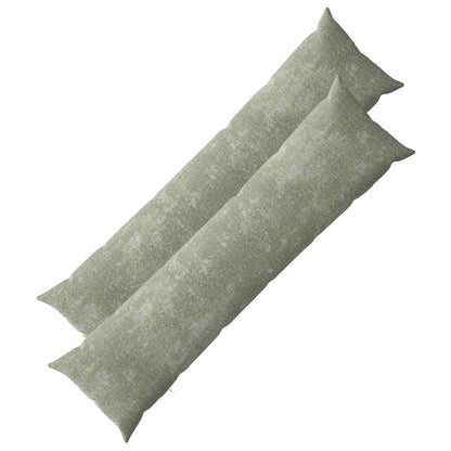 Kussensloop 2 st HEERLEN Groen 40 x 145 cm Chenille Stof