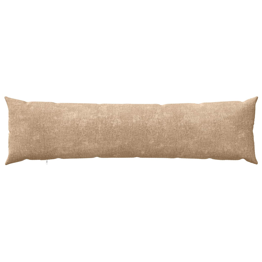 Kussensloop 2 st HEERLEN Taupe 40 x 145 cm Chenille Stof