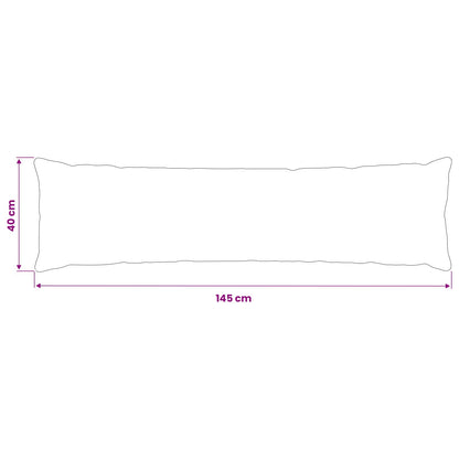 Kussensloop HEERLEN Antraciet 40 x 145 cm Polyester
