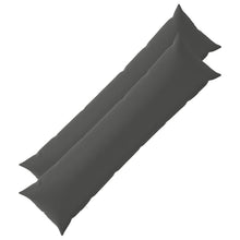 Kussensloop 2 pcs HEERLEN Antraciet 40 x 145 cm Polyester
