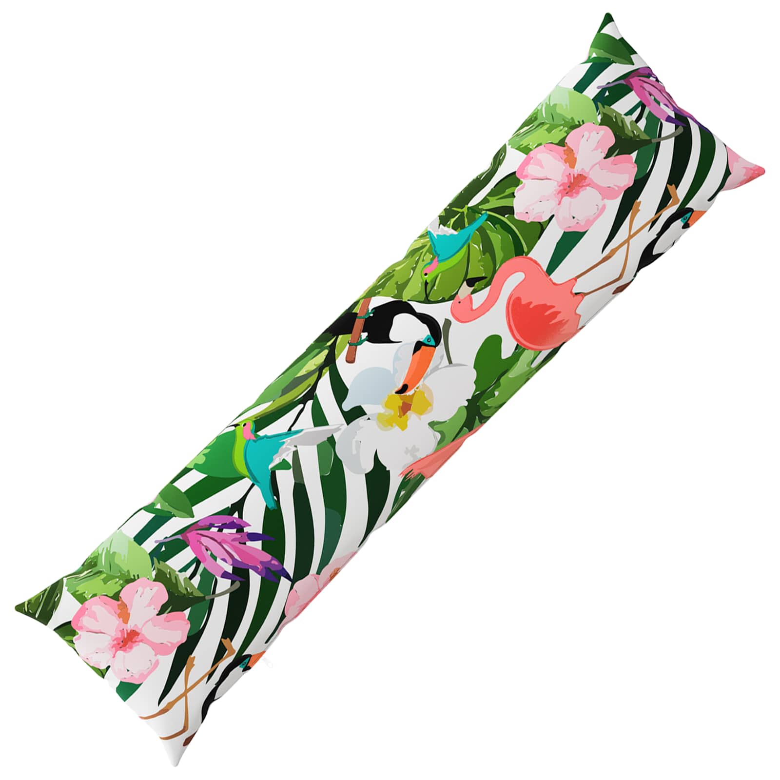 Kussensloop HEERLEN Zwart 40 x 145 cm Polyester