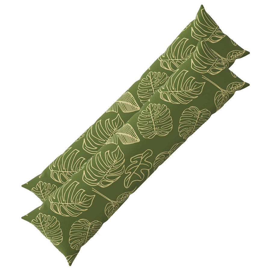 Kussensloop 2 pcs HEERLEN Bladontwerp 40 x 145 cm Polyester