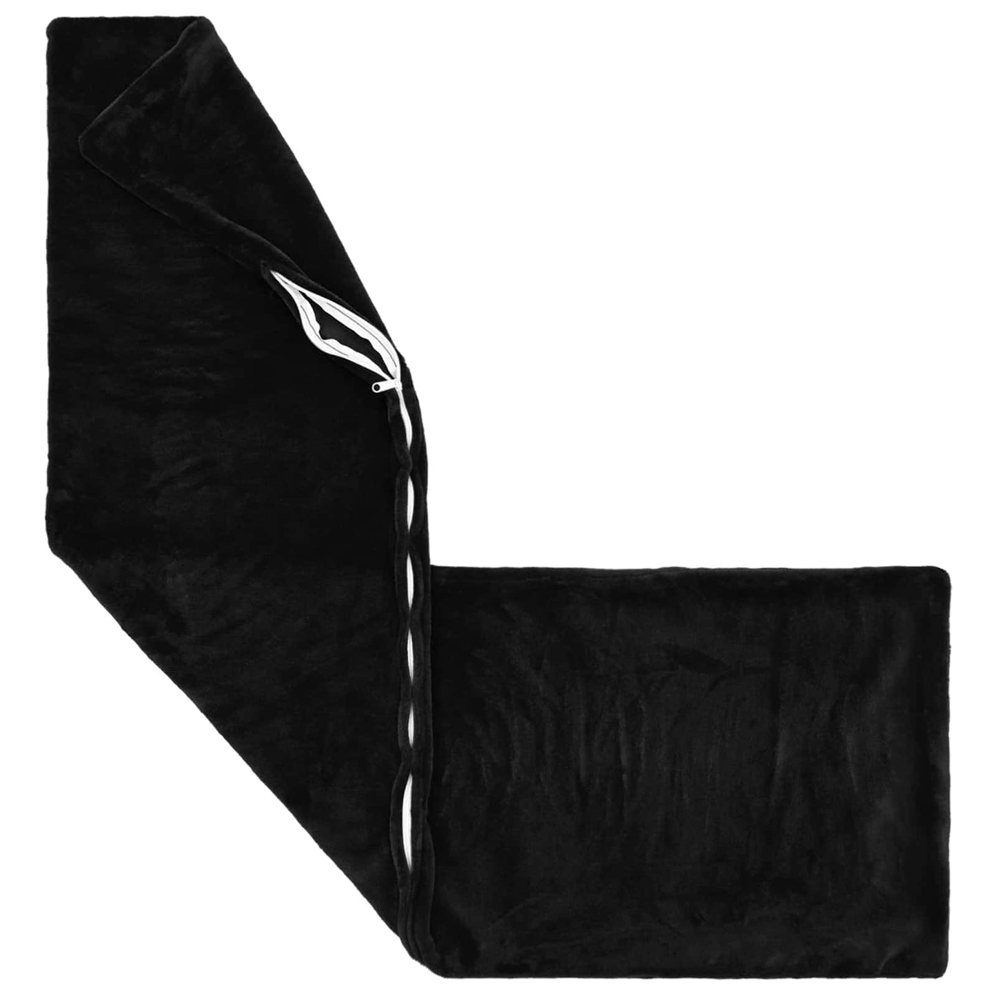 Kussensloop HEERLEN Zwart 40 x 145 cm Flanel
