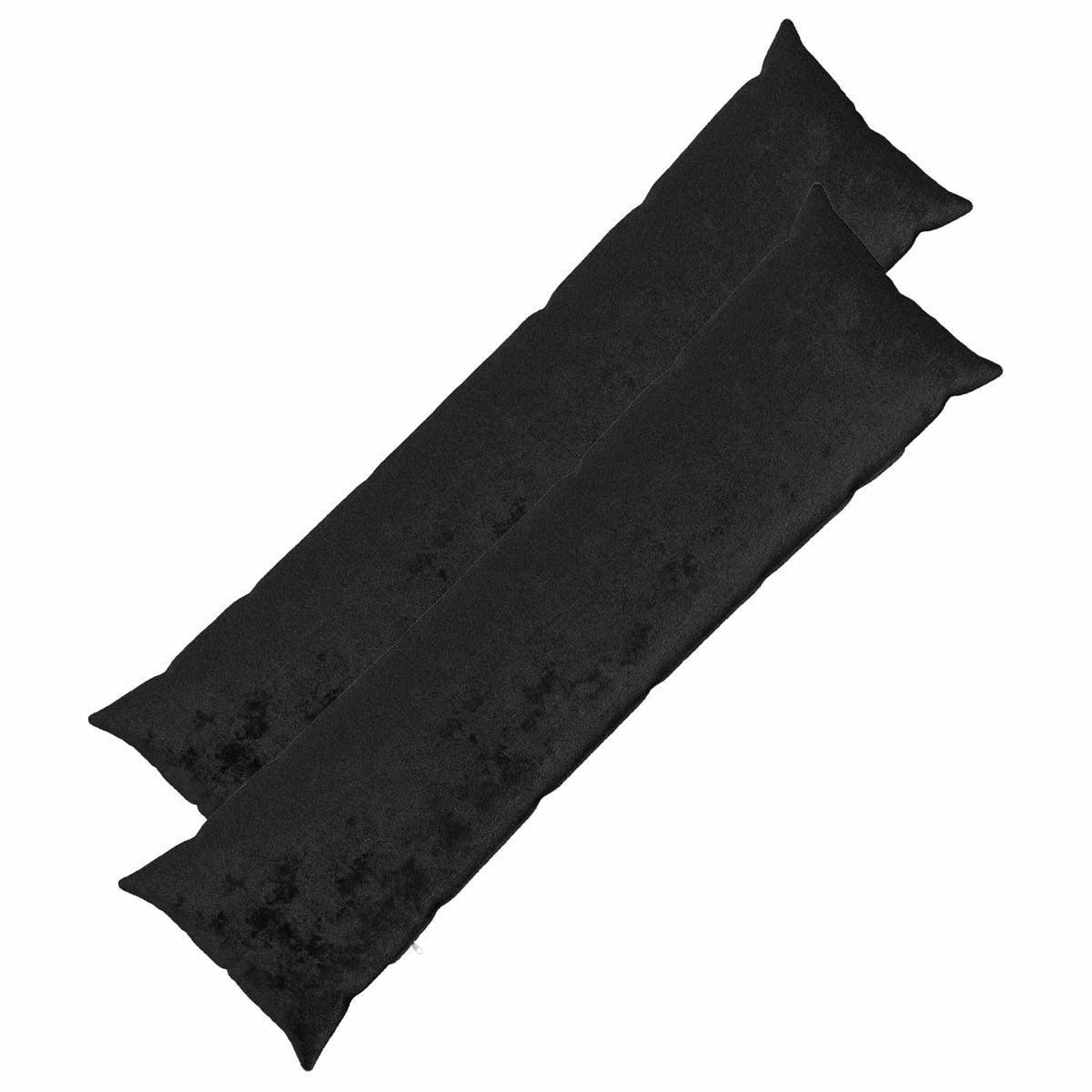Kussensloop 2 pcs HEERLEN Zwart 40 x 145 cm Flanel