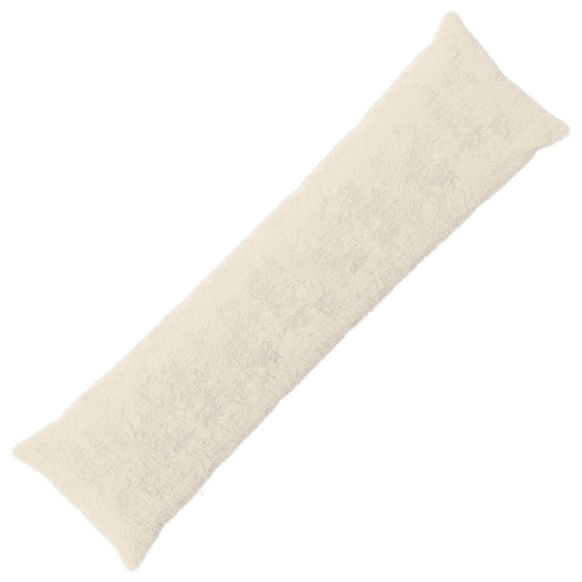 Kussensloop HEERLEN Wit 40 x 145 cm Nep Konijnenbont
