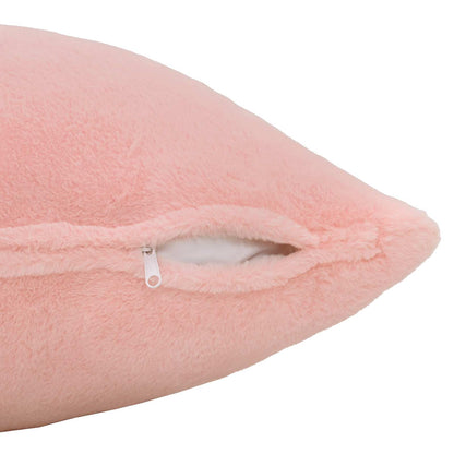 Kussensloop HEERLEN Roze 40 x 145 cm Nep Konijnenbont