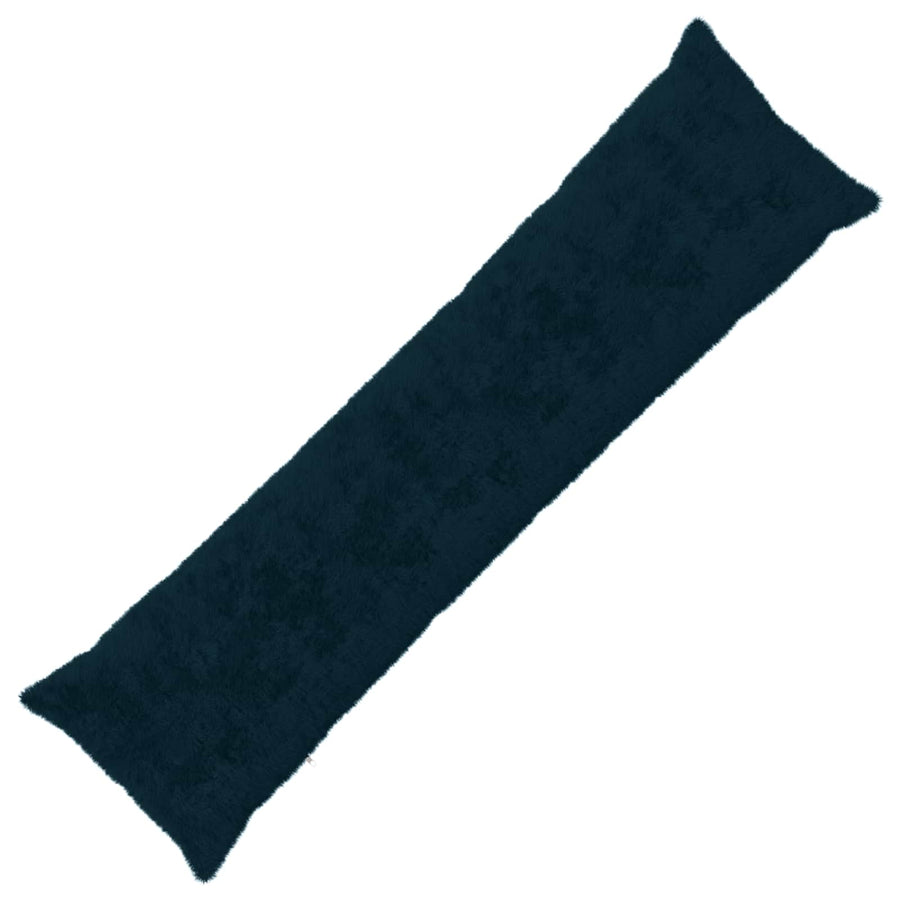 Kussensloop HEERLEN Marineblauw 40 x 145 cm Nep Konijnenbont
