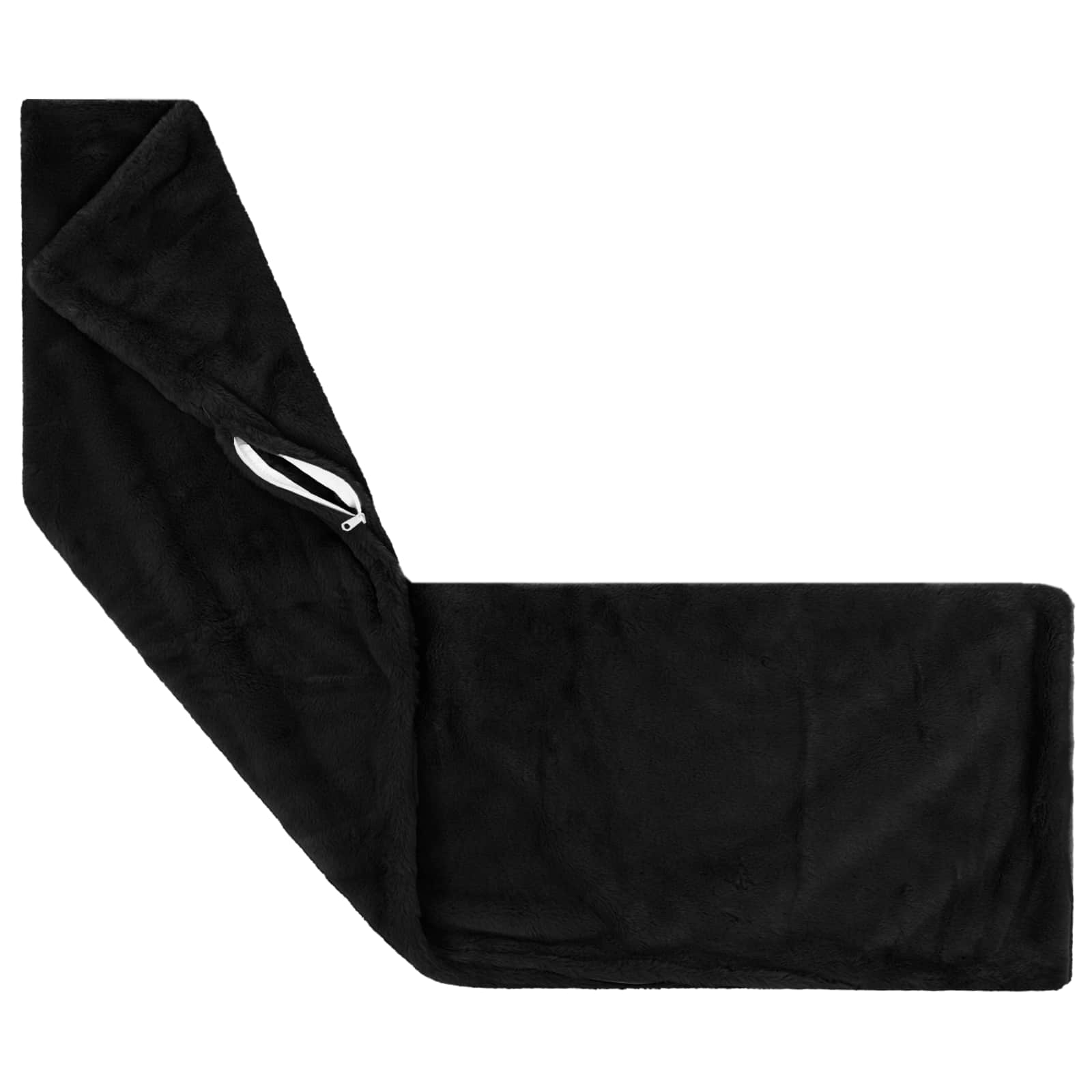 Kussensloop HEERLEN Zwart 40 x 145 cm Nep Konijnenbont