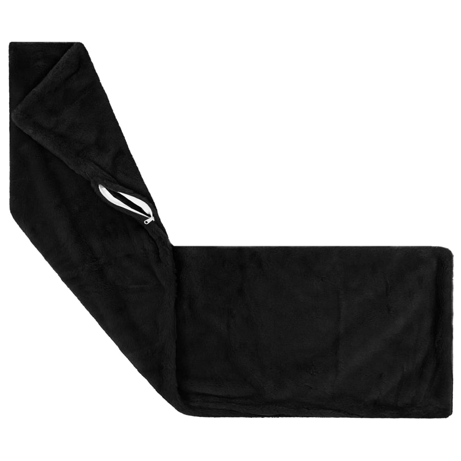 Kussensloop HEERLEN Zwart 40 x 145 cm Nep Konijnenbont